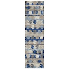 Machine Washable Indoor/Outdoor Chantille ACN2673 Blue 2'3" x 7'6" Runner Rug