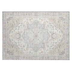 Machine Washable Indoor/Outdoor Chantille ACN2674 Gray 1'8" x 2'6" Rug