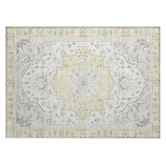 Machine Washable Indoor/Outdoor Chantille ACN2674 Gold 1'8" x 2'6" Rug