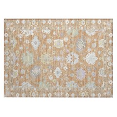 Machine Washable Indoor/Outdoor Chantille ACN2675 Orange 1'8" x 2'6" Rug