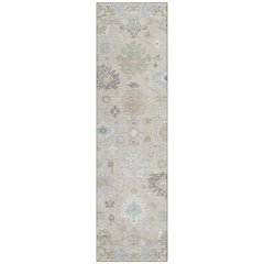 Machine Washable Indoor/Outdoor Chantille ACN2675 Ivory 2'3" x 7'6" Runner Rug