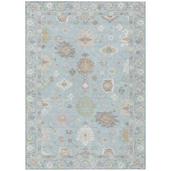 Machine Washable Indoor/Outdoor Chantille ACN2675 Blue 2'6" x 3'10" Rug