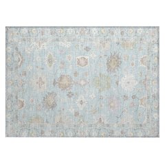 Machine Washable Indoor/Outdoor Chantille ACN2675 Blue 1'8" x 2'6" Rug