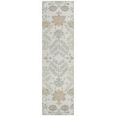 Machine Washable Indoor/Outdoor Chantille ACN2676 Ivory 2'3" x 7'6" Runner Rug