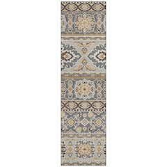 Machine Washable Indoor/Outdoor Chantille ACN2677 Gray 2'3" x 7'6" Runner Rug