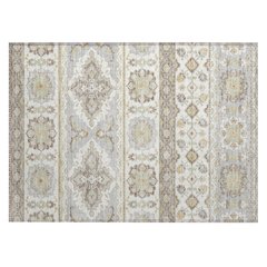 Machine Washable Indoor/Outdoor Chantille ACN2677 Ivory 1'8" x 2'6" Rug