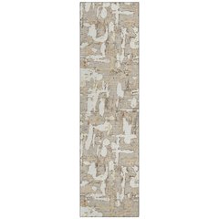 Machine Washable Indoor/Outdoor Chantille ACN2678 Brown 2'3" x 7'6" Runner Rug