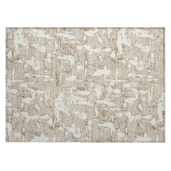 Machine Washable Indoor/Outdoor Chantille ACN2678 Brown 1'8" x 2'6" Rug