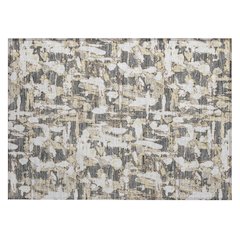 Machine Washable Indoor/Outdoor Chantille ACN2678 Gray 1'8" x 2'6" Rug
