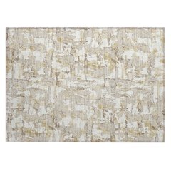 Machine Washable Indoor/Outdoor Chantille ACN2678 Ivory 1'8" x 2'6" Rug
