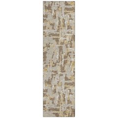 Machine Washable Indoor/Outdoor Chantille ACN2678 Brown 2'3" x 7'6" Runner Rug