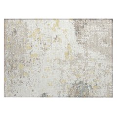 Machine Washable Indoor/Outdoor Chantille ACN2679 Ivory 1'8" x 2'6" Rug