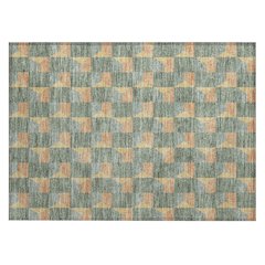 Machine Washable Indoor/Outdoor Chantille ACN2680 Green 1'8" x 2'6" Rug