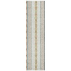 Machine Washable Indoor/Outdoor Chantille ACN2681 Ivory 2'3" x 7'6" Runner Rug