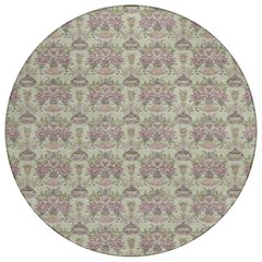 Machine Washable Indoor/Outdoor Chantille ACN2682 Green 8' x 8' Round Rug