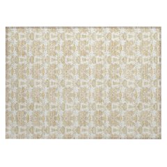 Machine Washable Indoor/Outdoor Chantille ACN2682 Ivory 1'8" x 2'6" Rug