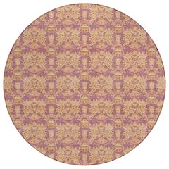 Machine Washable Indoor/Outdoor Chantille ACN2682 Pink 8' x 8' Round Rug