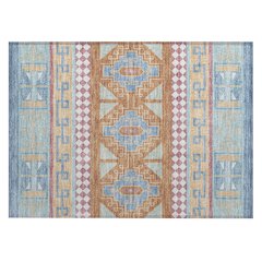 Machine Washable Indoor/Outdoor Chantille ACN2683 Blue 1'8" x 2'6" Rug