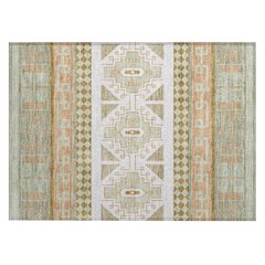 Machine Washable Indoor/Outdoor Chantille ACN2683 Green 1'8" x 2'6" Rug