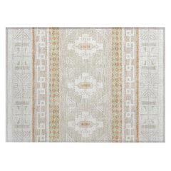 Machine Washable Indoor/Outdoor Chantille ACN2683 Ivory 1'8" x 2'6" Rug