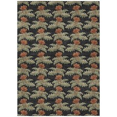 Machine Washable Indoor/Outdoor Chantille ACN2684 Black 2'6" x 3'10" Rug