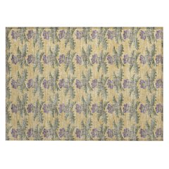 Machine Washable Indoor/Outdoor Chantille ACN2684 Gold 1'8" x 2'6" Rug