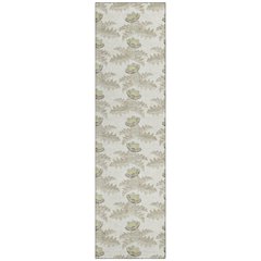 Machine Washable Indoor/Outdoor Chantille ACN2684 Ivory 2'3" x 7'6" Runner Rug