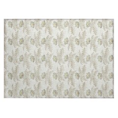 Machine Washable Indoor/Outdoor Chantille ACN2684 Ivory 1'8" x 2'6" Rug