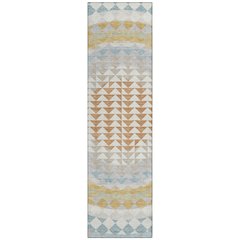 Machine Washable Indoor/Outdoor Chantille ACN2685 Ivory 2'3" x 7'6" Runner Rug
