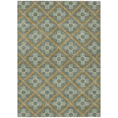 Machine Washable Indoor/Outdoor Chantille ACN2686 Green 2'6" x 3'10" Rug