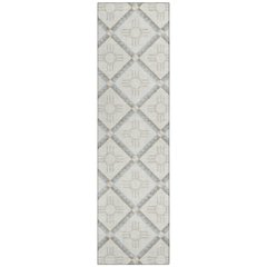 Machine Washable Indoor/Outdoor Chantille ACN2686 Ivory 2'3" x 7'6" Runner Rug