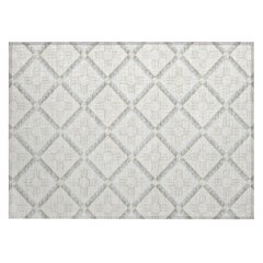 Machine Washable Indoor/Outdoor Chantille ACN2686 Ivory 1'8" x 2'6" Rug