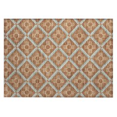 Machine Washable Indoor/Outdoor Chantille ACN2686 Orange 1'8" x 2'6" Rug