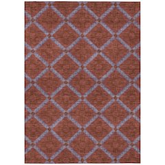 Machine Washable Indoor/Outdoor Chantille ACN2686 Red 2'6" x 3'10" Rug