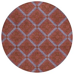 Machine Washable Indoor/Outdoor Chantille ACN2686 Red 8' x 8' Round Rug