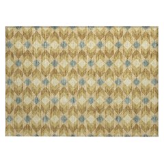 Machine Washable Indoor/Outdoor Chantille ACN2687 Gold 1'8" x 2'6" Rug