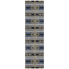 Machine Washable Indoor/Outdoor Chantille ACN2688 Black 2'3" x 7'6" Runner Rug