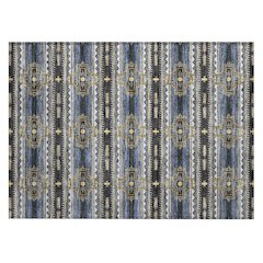 Machine Washable Indoor/Outdoor Chantille ACN2688 Black 1'8" x 2'6" Rug