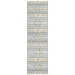 Machine Washable Indoor/Outdoor Chantille ACN2688 Ivory 2'3" x 7'6" Runner Rug