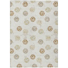 Machine Washable Indoor/Outdoor Chantille ACN2690 Ivory 2'6" x 3'10" Rug