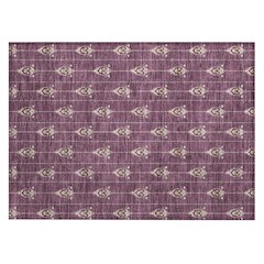Machine Washable Indoor/Outdoor Chantille ACN2691 Purple 1'8" x 2'6" Rug