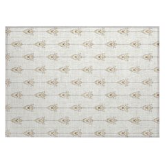 Machine Washable Indoor/Outdoor Chantille ACN2691 Ivory 1'8" x 2'6" Rug