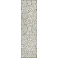 Machine Washable Indoor/Outdoor Chantille ACN2692 Ivory 2'3" x 7'6" Runner Rug