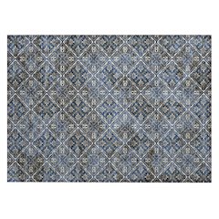 Machine Washable Indoor/Outdoor Chantille ACN2692 Blue 1'8" x 2'6" Rug