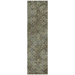 Machine Washable Indoor/Outdoor Chantille ACN2692 Green 2'3" x 7'6" Runner Rug