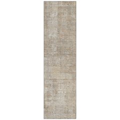 Machine Washable Indoor/Outdoor Chantille ACN2693 Ivory 2'3" x 7'6" Runner Rug