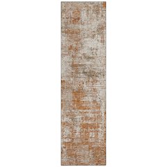 Machine Washable Indoor/Outdoor Chantille ACN2693 Orange 2'3" x 7'6" Runner Rug
