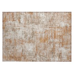 Machine Washable Indoor/Outdoor Chantille ACN2693 Orange 1'8" x 2'6" Rug