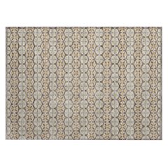 Machine Washable Indoor/Outdoor Chantille ACN2695 Brown 1'8" x 2'6" Rug
