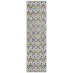 Machine Washable Indoor/Outdoor Chantille ACN2695 Gray 2'3" x 7'6" Runner Rug